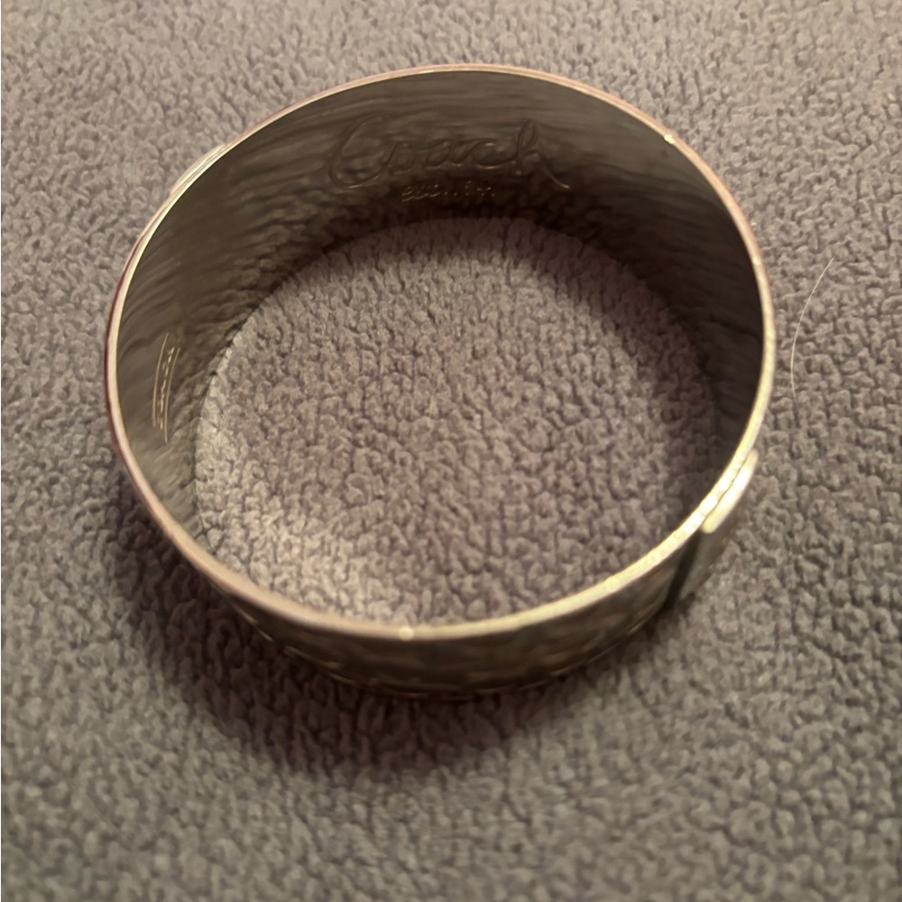 Coach Silver Patterned Bracelet - Picture 3 of 3